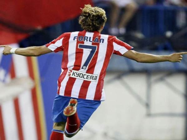 Khám phá số áo Forlan ở Atletico Madrid