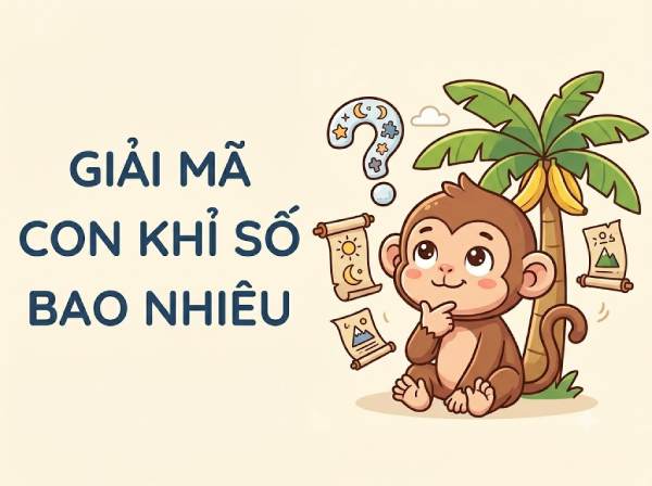 Con khỉ là số bao nhiêu theo từng tình huống gặp con khỉ chi tiết