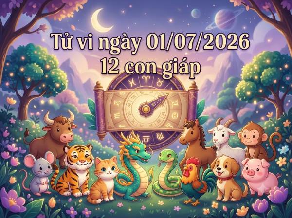 Tổng quan tử vi ngày 01/07/2026
