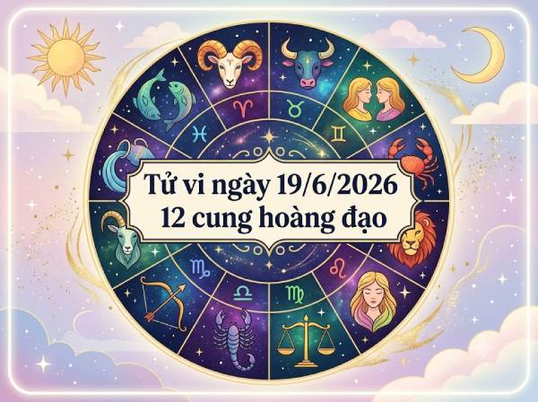 Tổng quan vận khí ngày 19/06/2026