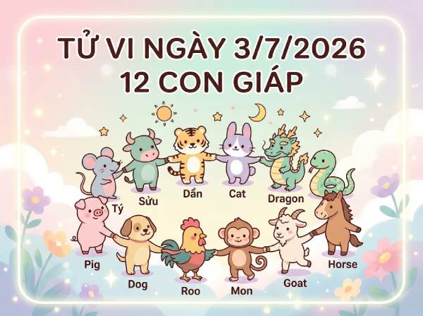 Tổng quan tử vi ngày 03/07/2026