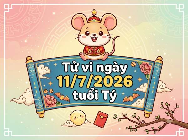 Vận trình tử vi tuổi Tý ngày 11/07/2026